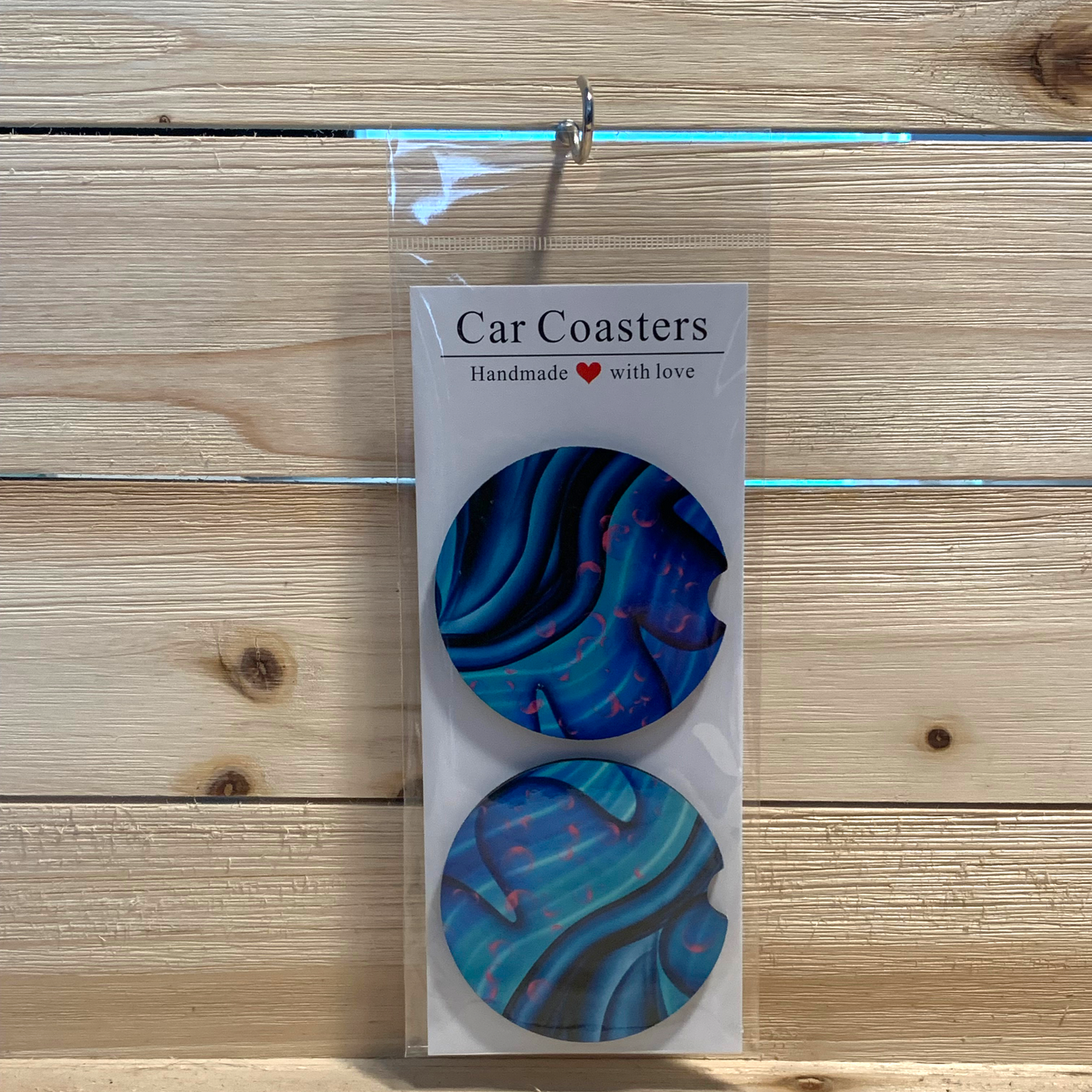 Blue Marble Car Coasters